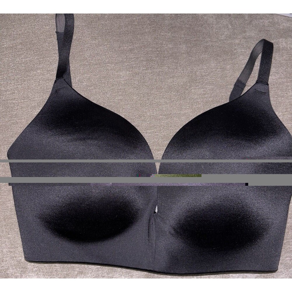 Soma Wireless Push Up Bra Size 32DDD Black